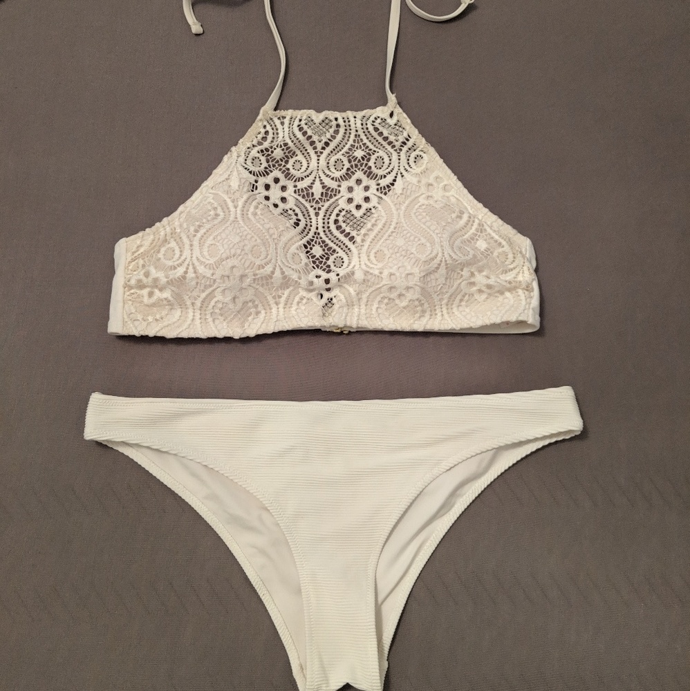 White bikini